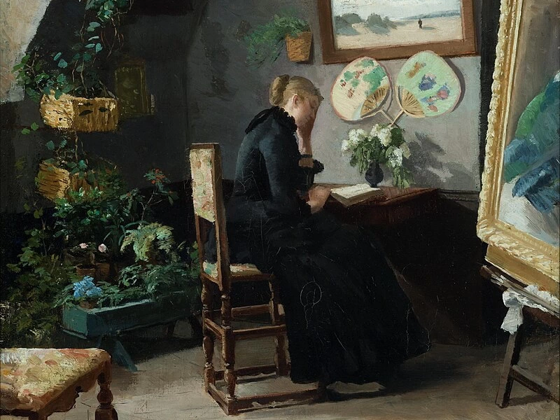 1843 - Kitty Kielland - Interno - Museo d'arte di Lillehammer
